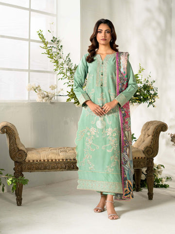 3 PIECE - EMBROIDERED LAWN SUIT
