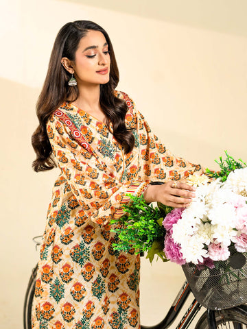 CHIKANKARI BLENDED LAWN SHIRT