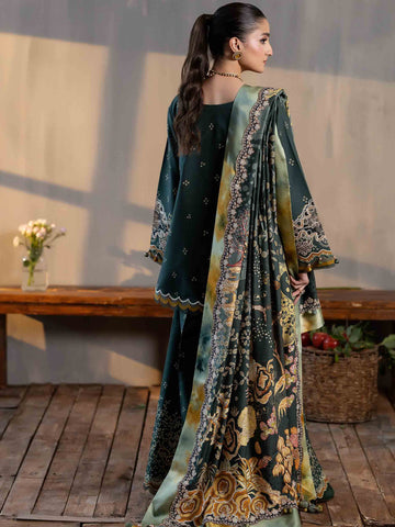 PRINTED EMBROIDERED SUIT