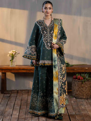 PRINTED EMBROIDERED SUIT