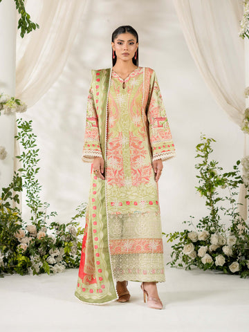 3 PIECE - EMBROIDERED LAWN SUIT