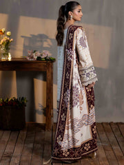 PRINTED EMBROIDERED SUIT