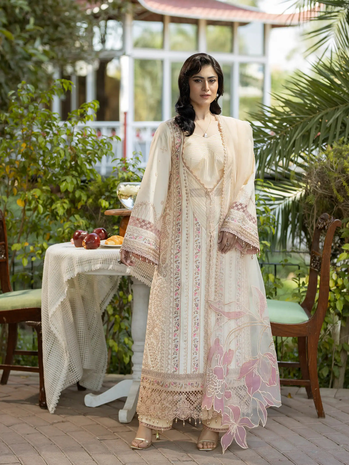 3 PIECE - EMBROIDERED LAWN SUIT