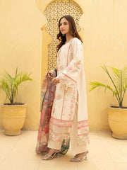 3 PIECE - EMBROIDERED SUIT