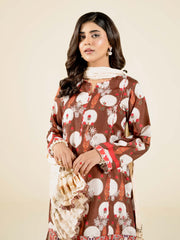 CHIKANKARI BLENDED LAWN SHIRT