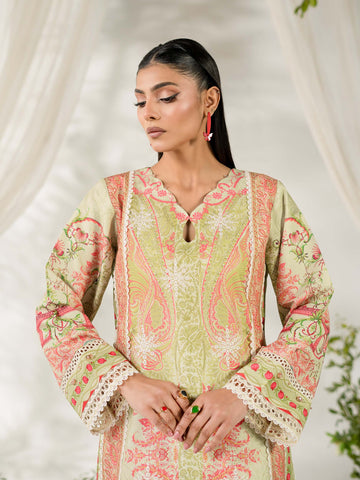 3 PIECE - EMBROIDERED LAWN SUIT