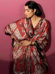 EMBELLISHED SILK KAAFTAN - Rabazka