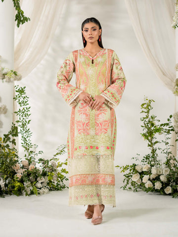 3 PIECE - EMBROIDERED LAWN SUIT