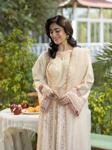 3 PIECE - EMBROIDERED LAWN SUIT