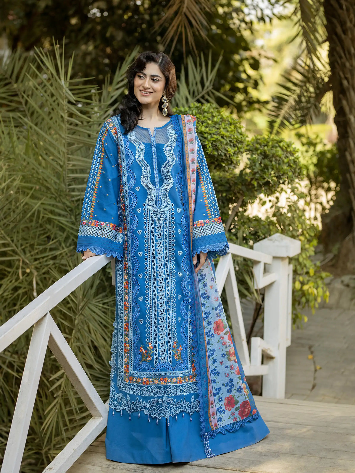 3 PIECE - EMBROIDERED LAWN SUIT