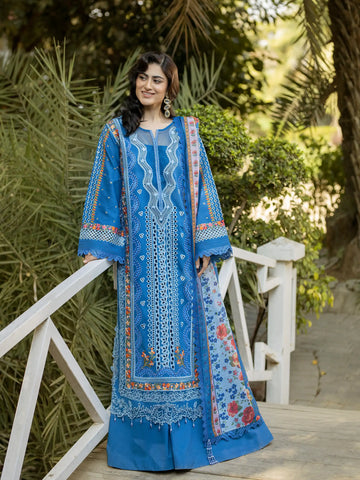 3 PIECE - EMBROIDERED LAWN SUIT