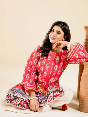 CHIKANKARI BLENDED LAWN SHIRT