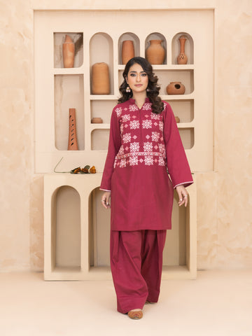 2 PIECE - EMBROIDERED CO-ORD SET