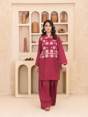 2 PIECE - EMBROIDERED CO-ORD SET