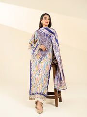 2 PIECE - PRINTED BLENDED LAWN SUIT