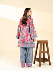 2 PIECE - PRINTED BLENDED LAWN SUIT