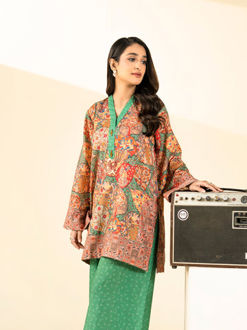 2 PIECE - PRINTED BLENDED LAWN SUIT