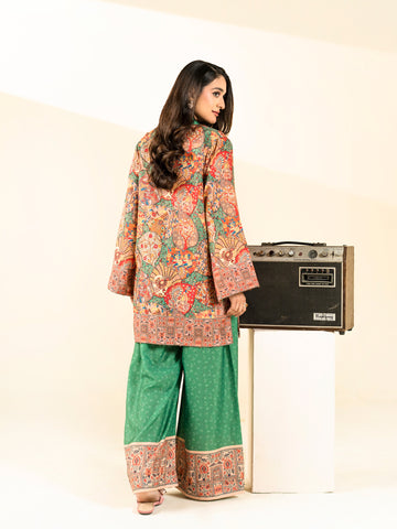 2 PIECE - PRINTED BLENDED LAWN SUIT