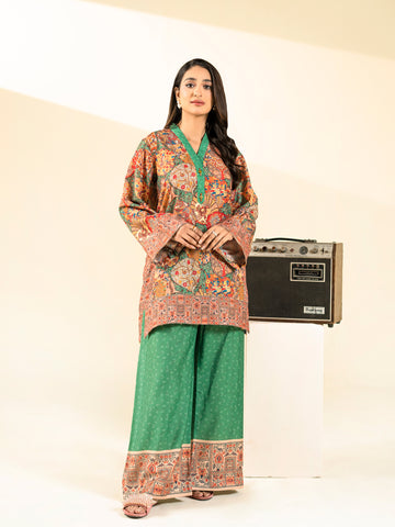 2 PIECE - PRINTED BLENDED LAWN SUIT