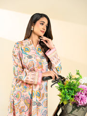 2 PIECE - PRINTED BLENDED LAWN SUIT