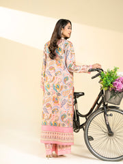 2 PIECE - PRINTED BLENDED LAWN SUIT