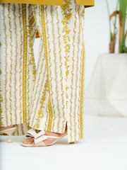 2 PIECE - EMBROIDERED SUIT