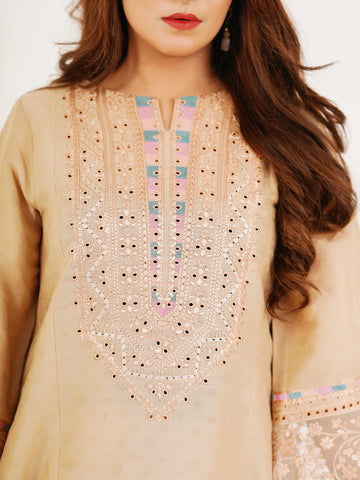 2 PIECE - EMBROIDERED SUIT