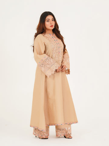 2 PIECE - EMBROIDERED SUIT