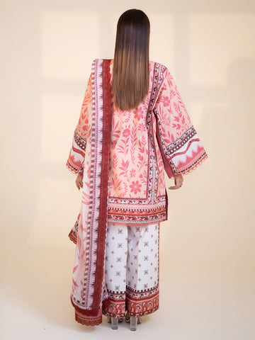 3 PIECE - PRINTED LAWN SUIT