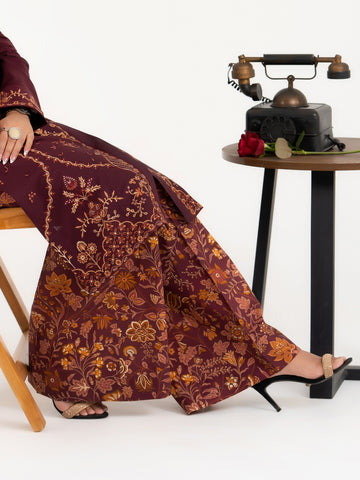 2 PIECE- EMBROIDERED SUIT