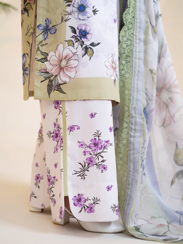 3 PIECE - PRINTED LAWN SUIT