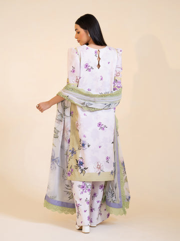 3 PIECE - PRINTED LAWN SUIT