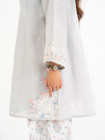 2 PIECE- EMBROIDERED SUIT