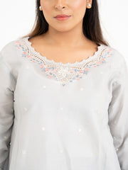 2 PIECE - EMBROIDERED SUIT