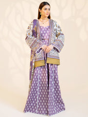 3 PIECE - PRINTED LAWN SUIT