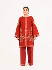 2 PIECE - EMBROIDERED SUIT