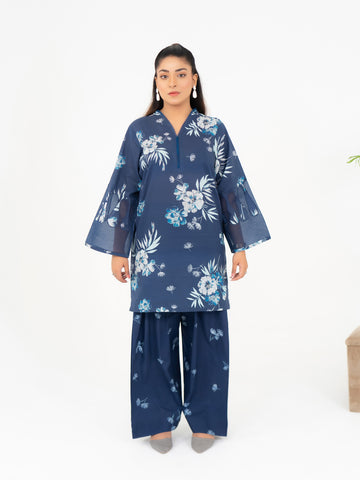 2 PIECE- EMBROIDERED SUIT
