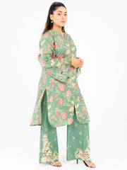 2 PIECE - EMBROIDERED SUIT