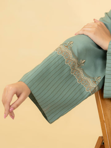 2 PIECE - EMBROIDERED SUIT