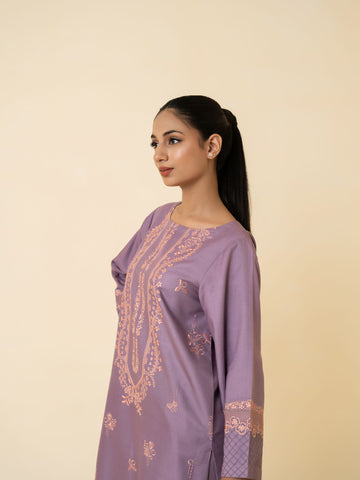 2 PIECE - EMBROIDERED SUIT