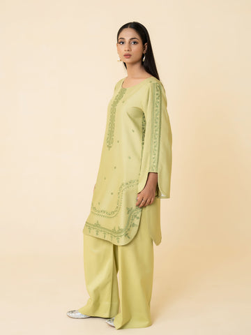 2 PIECE - EMBROIDERED SUIT