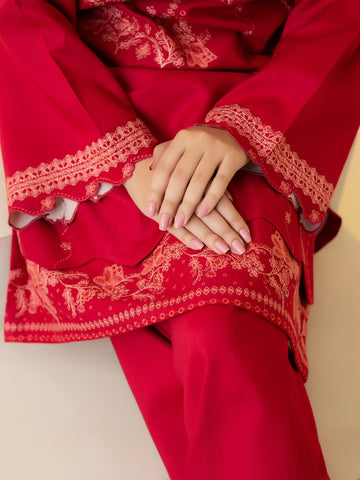 2 PIECE - EMBROIDERED SUIT