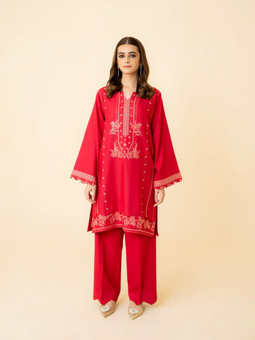 2 PIECE - EMBROIDERED SUIT