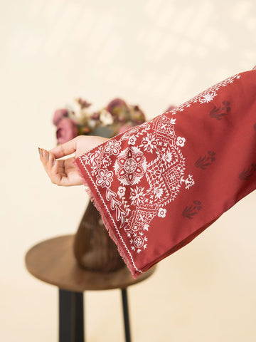 3 PIECE - PRINTED LINEN SUIT