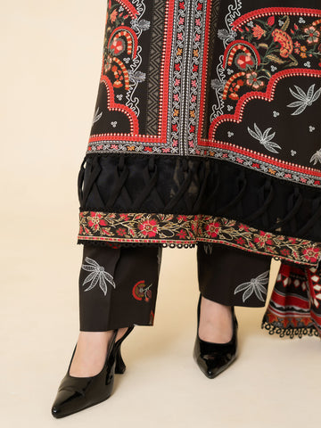 3 PIECE - PRINTED LINEN SUIT