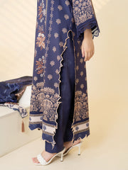 3 PIECE - PRINTED LINEN SUIT