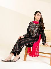 3 PIECE - EMBROIDERED LAWN SUIT