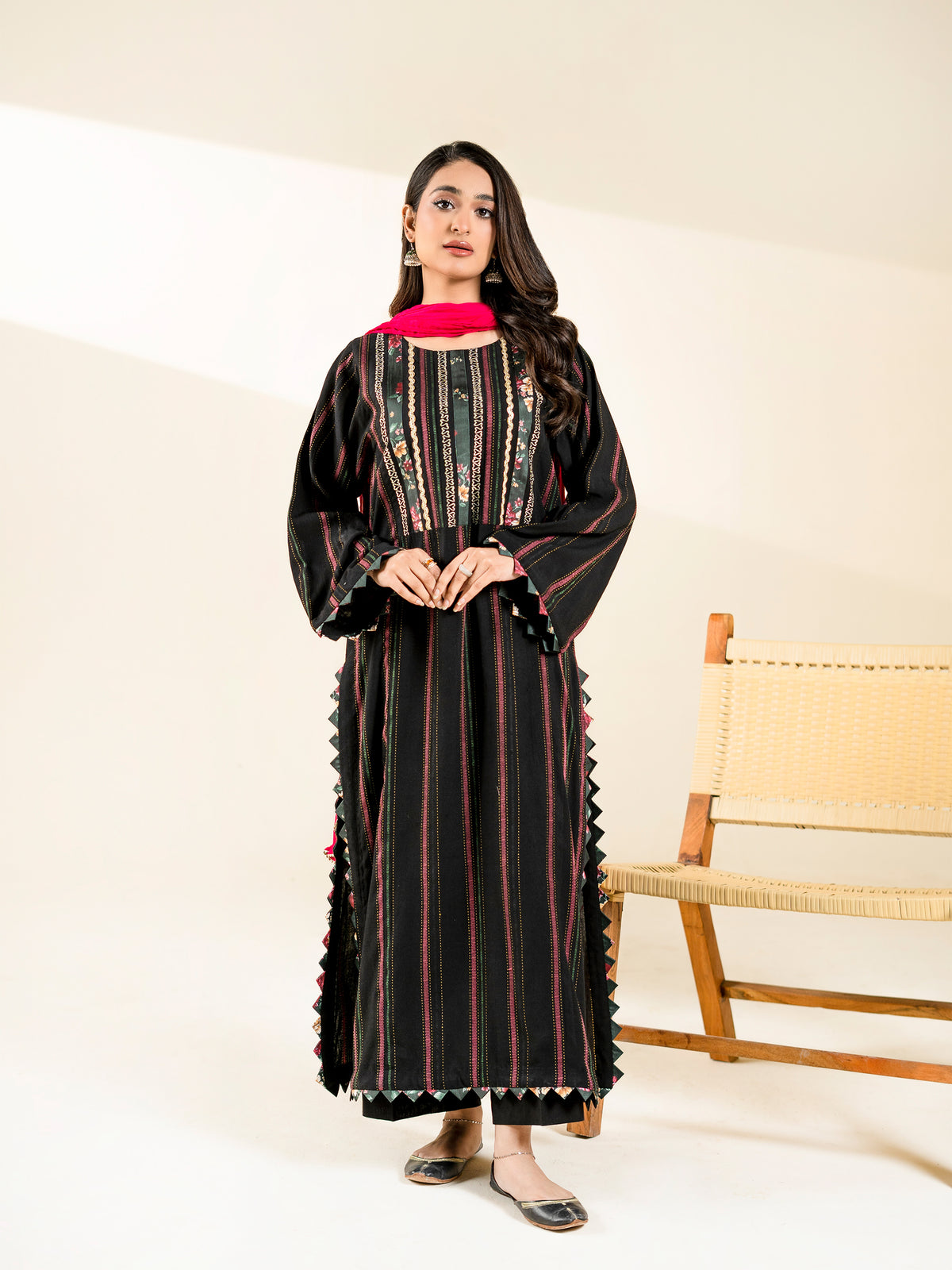 3 PIECE - EMBROIDERED LAWN SUIT