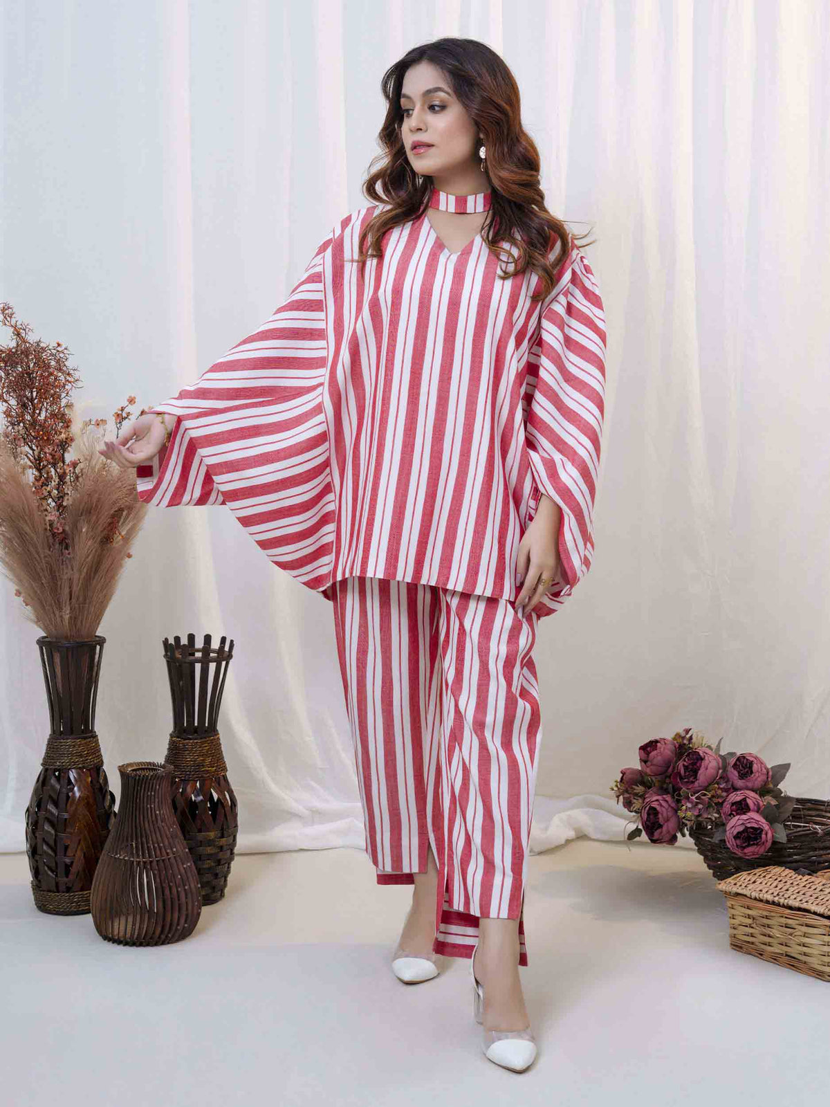 2 PIECE - PRINTED YARN DYED SUIT