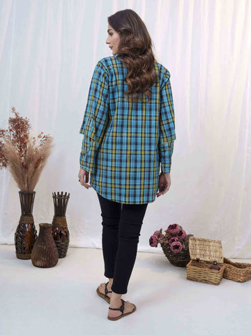 PRINTED YARN DYED SHIRT